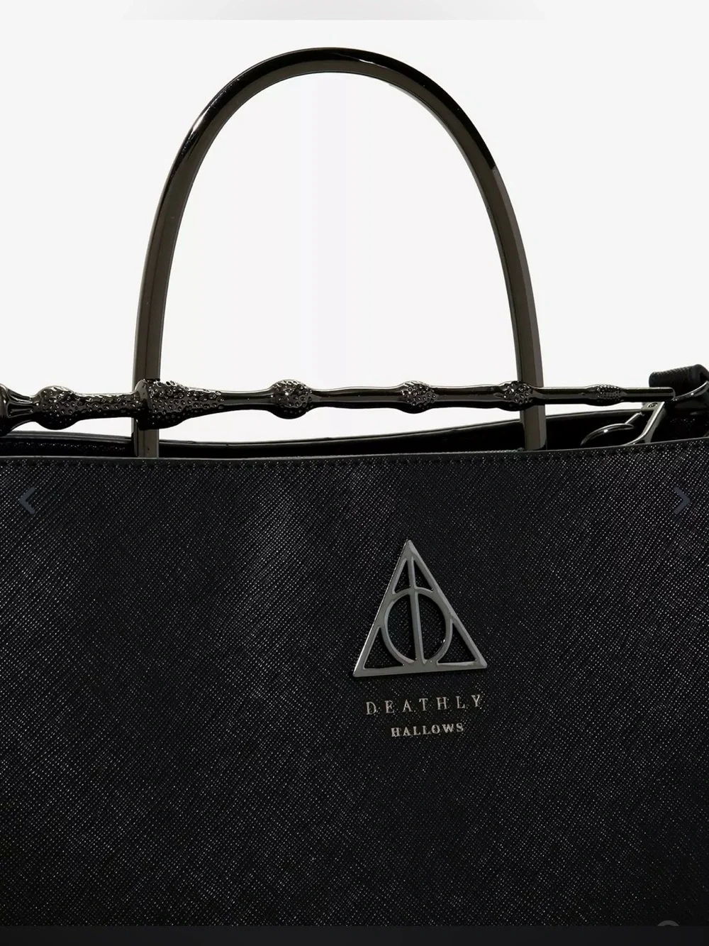 Black Loungefly Harry Potter Elder Wand Handbag - BoxLunch Exclusive